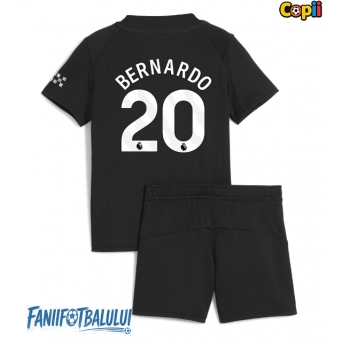 Manchester City Bernardo Silva #20 Echipament de Fotbal Replică 2025-26 Copii Deplasare (+ Șorturi)
